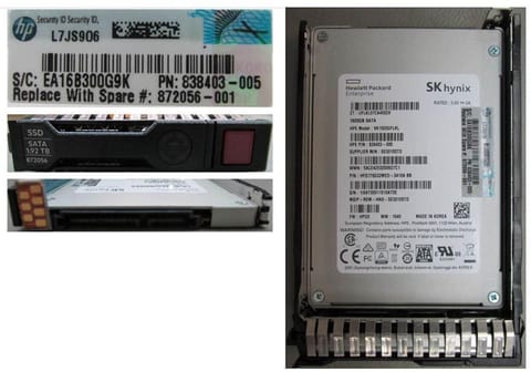 ⁨Hewlett Packard Enterprise SSD 1.92TB 6G SFF SATA RI-1 SC⁩ w sklepie Wasserman.eu