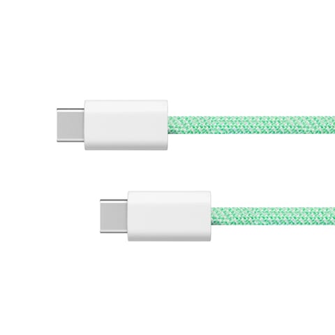 ⁨Kabel USB typu C - USB typu C 100 W 1,5 m zielony Kruger&Matz Basic⁩ w sklepie Wasserman.eu