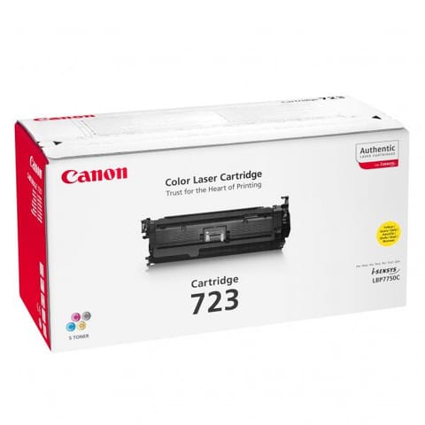 ⁨Laser Toner cartridge CANON 723Y yellow 2641B002⁩ at Wasserman.eu