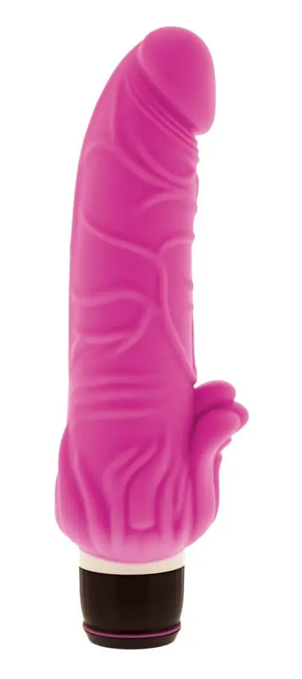 ⁨Silicone classic vibrator length 21cm pink⁩ at Wasserman.eu