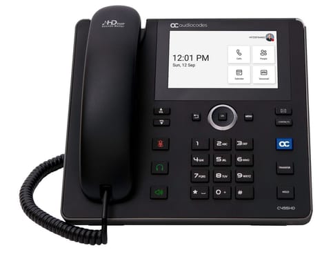 ⁨AudioCodes Teams C455Hd Ip-Phone Poe Gbe⁩ w sklepie Wasserman.eu