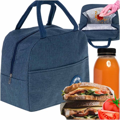 ⁨Thermal insulating lunch bag blue⁩ at Wasserman.eu