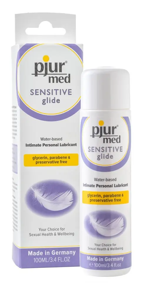 ⁨Lubrykant na bazie wody med Sensitive 100 ml Pjur⁩ w sklepie Wasserman.eu