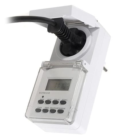 ⁨Zewnętrzny timer cyfrowy. Wyłącznik automatyczny Maclean MCE08. 3600W, IP44⁩ w sklepie Wasserman.eu