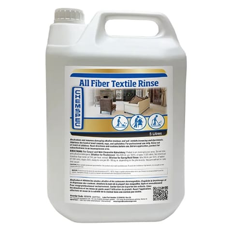 ⁨Chemspec All Fiber Textile Rinse - Płyn do płukania dywanów 5L⁩ w sklepie Wasserman.eu