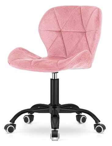 ⁨Krzesło obrotowe VASTO OFFICE VELVET PINK SMOKE⁩ w sklepie Wasserman.eu