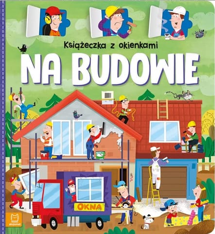 ⁨KSIĄŻECZKA Z OKIENKAMI DLA DZIECI - NA BUDOWIE⁩ w sklepie Wasserman.eu