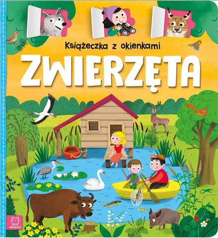 ⁨KSIĄŻECZKA Z OKIENKAMI DLA DZIECI - ZWIERZĄTKA⁩ w sklepie Wasserman.eu