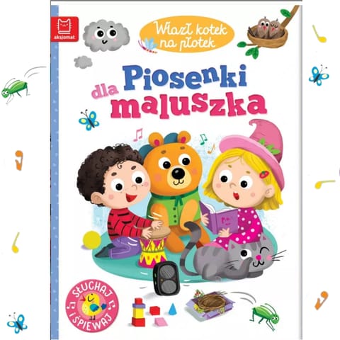 ⁨KSIĄŻECZKA Z 7 PIOSENKAMI DLA MALUSZKA ŚPIEWAJ⁩ w sklepie Wasserman.eu