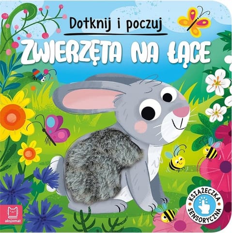 ⁨Dotknij i poczuj. Zwierzęta na łące. Książeczka sensoryczna⁩ w sklepie Wasserman.eu