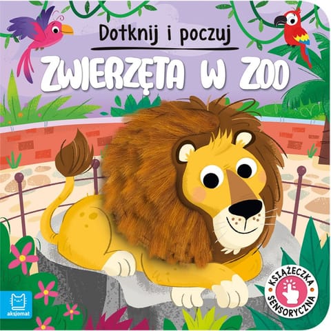 ⁨Dotknij i poczuj. Zwierzęta w zoo. Książeczka sensoryczna⁩ w sklepie Wasserman.eu