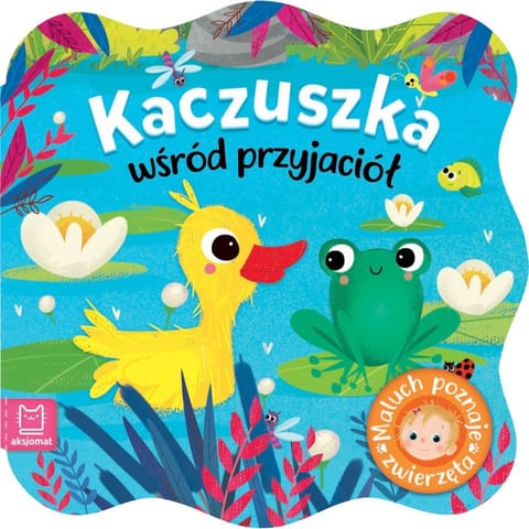 ⁨Kaczuszka wśród przyjaciół. Maluch poznaje zwierzęta⁩ w sklepie Wasserman.eu