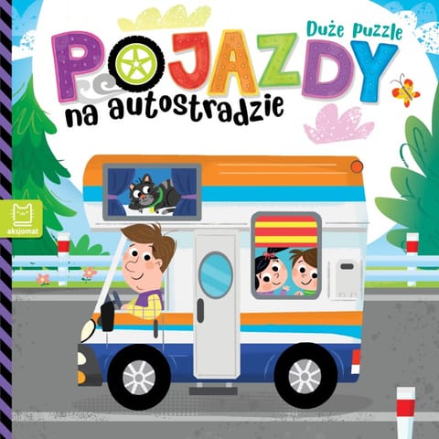 ⁨Pojazdy na autostradzie. Duże puzzle⁩ w sklepie Wasserman.eu