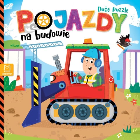 ⁨Pojazdy na budowie. Duże puzzle⁩ w sklepie Wasserman.eu
