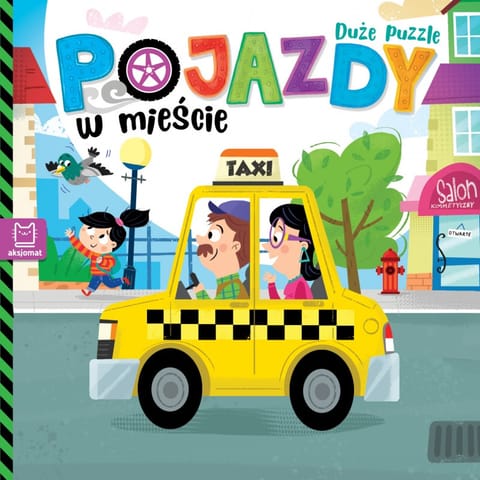 ⁨Pojazdy w mieście. Duże puzzle⁩ w sklepie Wasserman.eu