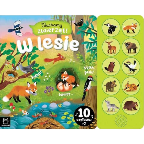⁨Słuchamy zwierząt! W lesie. 10 odgłosów⁩ w sklepie Wasserman.eu