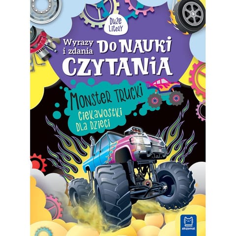 ⁨Wyrazy i zdania do nauki czytania. Monster trucki. Ciekawostki dla dzieci⁩ w sklepie Wasserman.eu