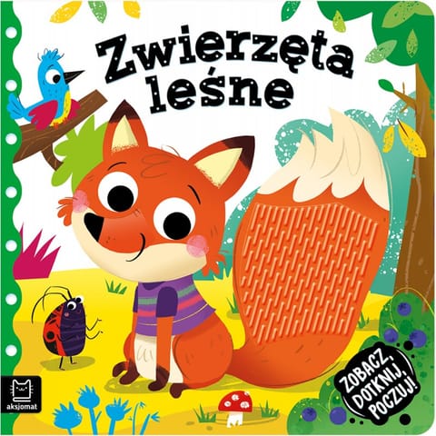 ⁨Zobacz, dotknij, poczuj. Zwierzęta leśne. Książeczka sensoryczna⁩ w sklepie Wasserman.eu