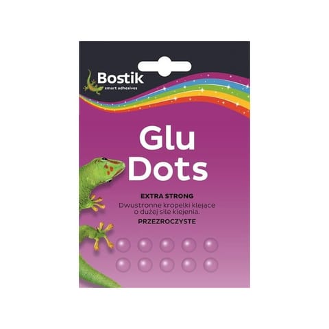 ⁨Kropelki Klejące Bostik Glu Dots Strong 64Szt.⁩ w sklepie Wasserman.eu