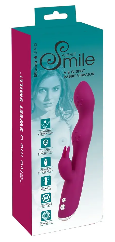 Wibrator do punktu A + G 23,6 cm Sweet Smile w sklepie Wasserman.eu