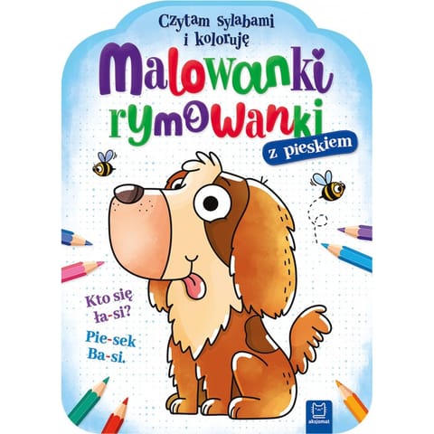 ⁨Malowanki rymowanki z pieskiem. Czytam sylabami i koloruję⁩ w sklepie Wasserman.eu