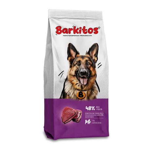⁨BARKITOS Beef with rice - dry dog food - 18kg⁩ at Wasserman.eu