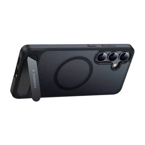 ⁨Etui do Samsung Galaxy S25+ Czarny Torras Pstand Series⁩ w sklepie Wasserman.eu