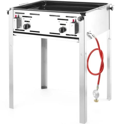 ⁨Gas Grill with Frying Pan Grill Master Maxi 590x480mm 11.6kW - Hendi 154717⁩ at Wasserman.eu