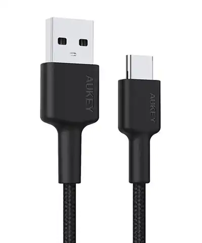 ⁨CB-CA2 nylonowy kabel Quick Charge USB C-USB 3.1 | FCP | AFC | 2m | 5 Gbps | 3A | 60W PD | 20V⁩ w sklepie Wasserman.eu