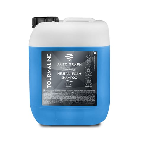 ⁨Auto Graph Tourmaline Shampoo Blue 5L - neutralny szampon samochodowy⁩ w sklepie Wasserman.eu