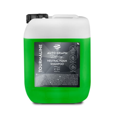 ⁨Auto Graph Tourmaline Shampoo Green 5L - neutralny szampon samochodowy⁩ w sklepie Wasserman.eu