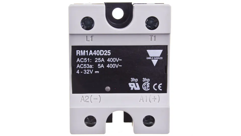 ⁨Single phase solid state relay 42-440V AC 25A 4-32V DC RM1A40D25⁩ at Wasserman.eu