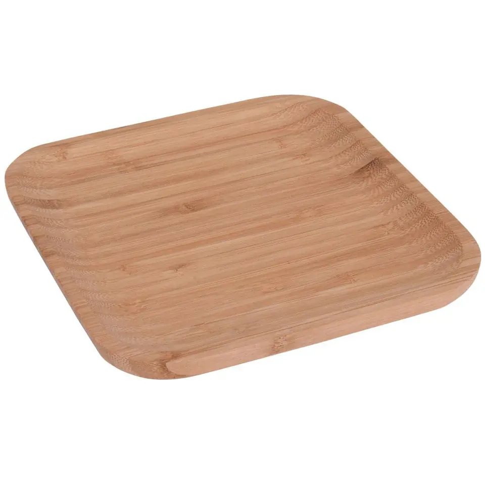 Patera bambusowa na przekąski 17x17 cm w sklepie Wasserman.eu