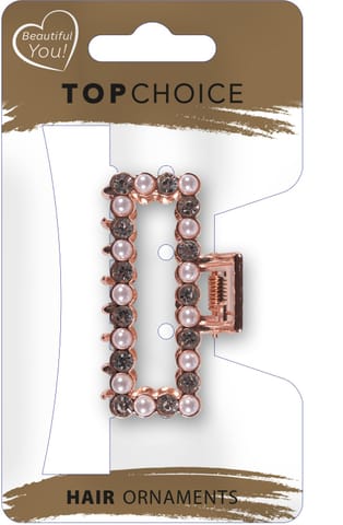 ⁨TOP CHOICE Klamra do włosów - Rose Gold⁩ w sklepie Wasserman.eu