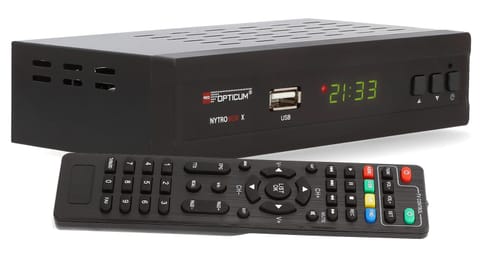 ⁨Tuner DVB-T2 i DVB-C Opticum Nytrobox X H.265⁩ w sklepie Wasserman.eu