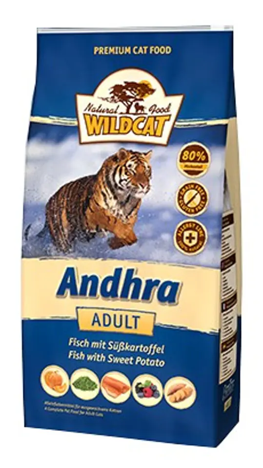 ⁨Wildcat Andhra - fish and sweet potatoes 500g⁩ at Wasserman.eu