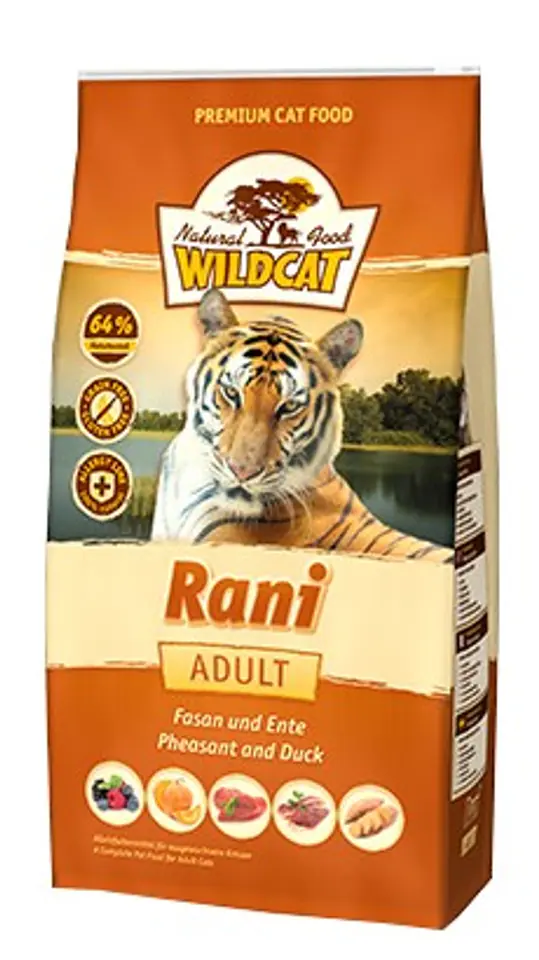 ⁨Wildcat Rani - pheasant, duck and sweet potatoes 500g⁩ at Wasserman.eu