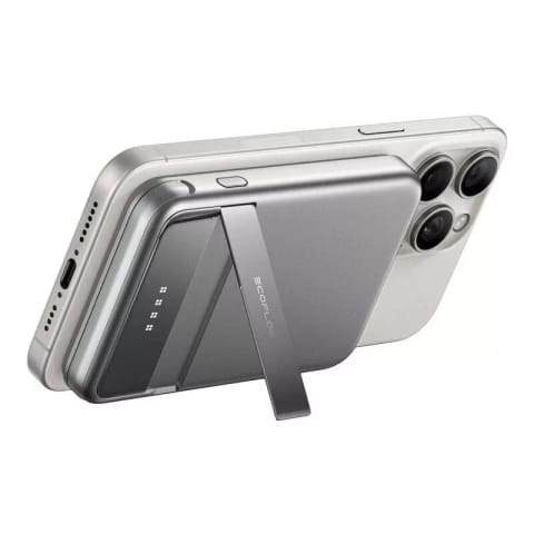 ⁨Powerbank Magnetyczny EcoFlow RAPID 5000mAh, srebrny – 30W przewodowo, 15W bezprzewodowo⁩ w sklepie Wasserman.eu