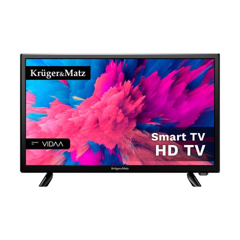 ⁨Telewizor 24" Kruger&Matz smart VIDAA  DVB-T2⁩ w sklepie Wasserman.eu