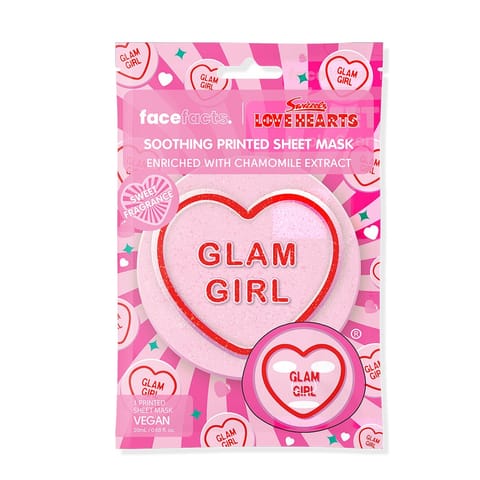 ⁨FACE FACTS Maska w płachcie Swizzels Love Hearts Glam Girl 20 ml⁩ w sklepie Wasserman.eu