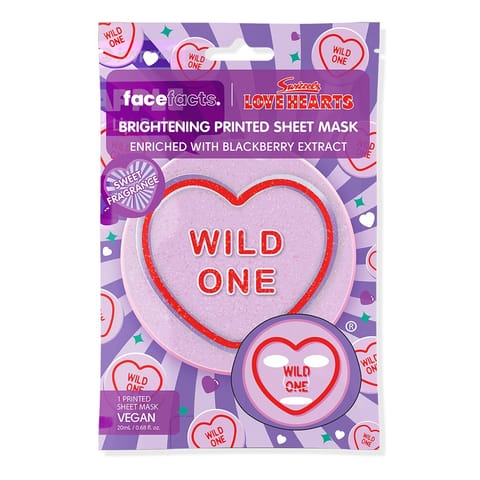 ⁨FACE FACTS Maska w płachcie Swizzels Love Hearts Wild One 20 ml⁩ w sklepie Wasserman.eu