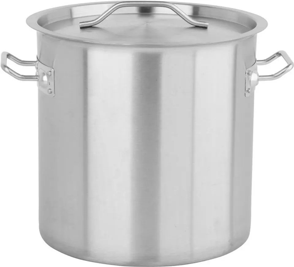 ⁨HIGH POT WITH STAINLESS STEEL LID 28X28 17L⁩ at Wasserman.eu