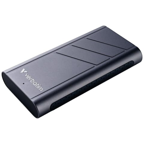 ⁨Dysk zewnętrzny Verbatim TurboMetal SSD  1TB USB4 USB-C szary 32021⁩ w sklepie Wasserman.eu