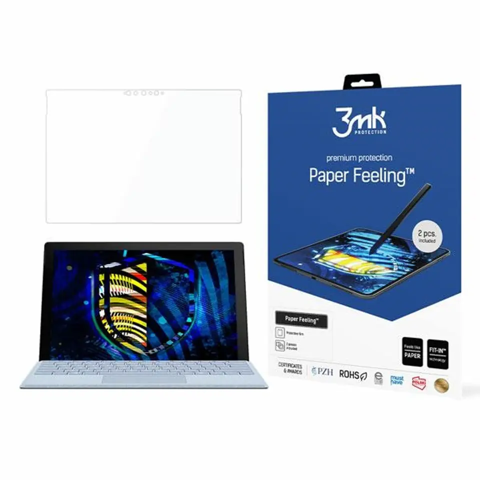 ⁨3MK PaperFeeling Microsoft Surface Pro 7 12,3" 2szt/2psc Folia⁩ w sklepie Wasserman.eu