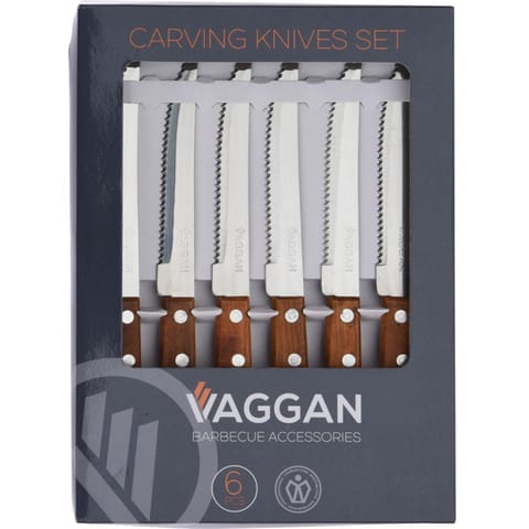 ⁨Knives for steaks and grill set of 6 pcs⁩ at Wasserman.eu