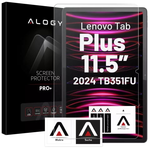 ⁨Szkło hartowane do Lenovo Tab Plus 11.5" 2024 TB351FU TB351 Alogy Screen Protector Pro+ 9H ochronne na ekran⁩ w sklepie Wasserman.eu