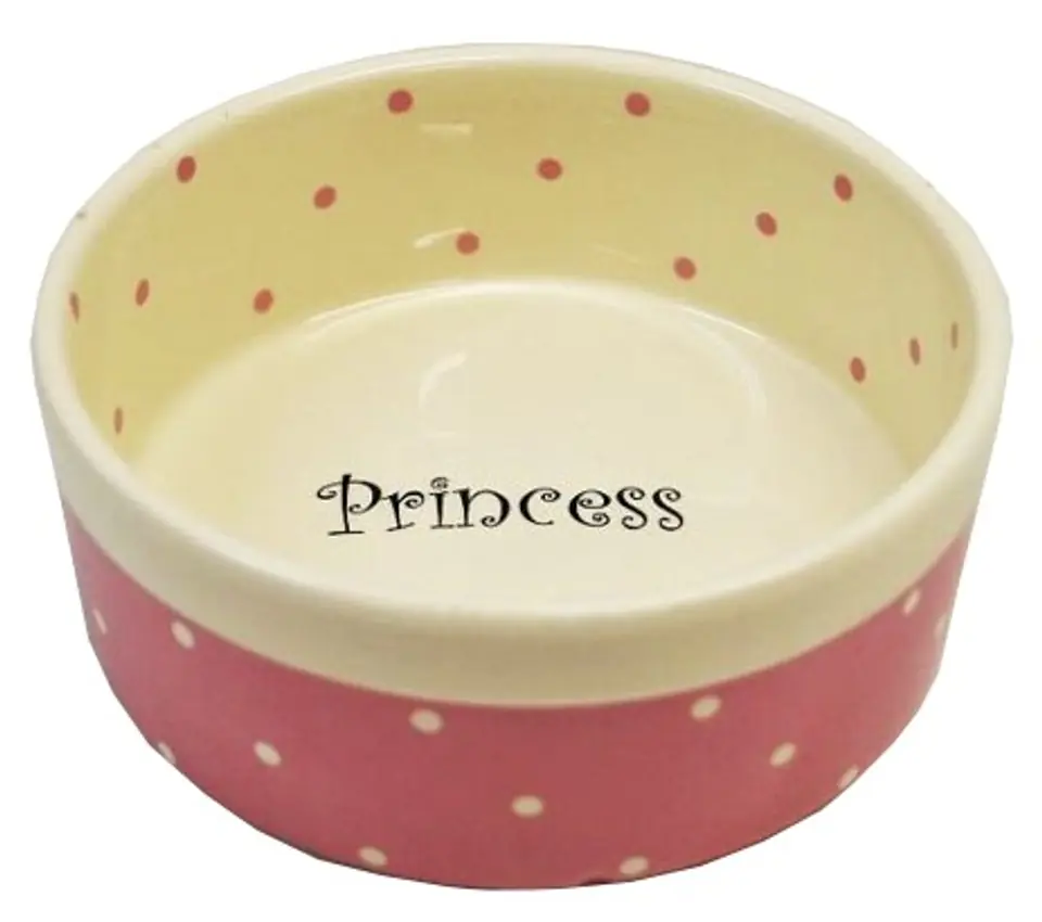 ⁨Yarro/Moderna Miska ceramiczna Princess różowa 13x5,5cm [Y2722]⁩ w sklepie Wasserman.eu