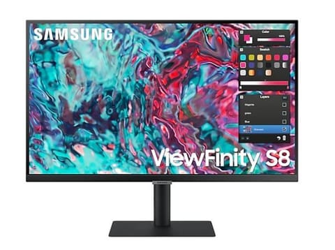 ⁨Monitor SAMSUNG LS27B800TGUXEN (27" /IPS /60Hz /3840 x 2160 /Czarny)⁩ w sklepie Wasserman.eu