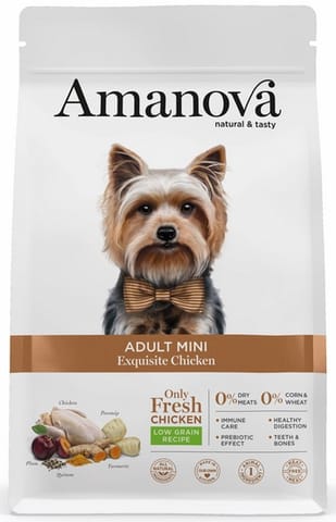 ⁨Amanova Dog Adult Mini Exquisite Chicken - kurczak 7kg⁩ w sklepie Wasserman.eu