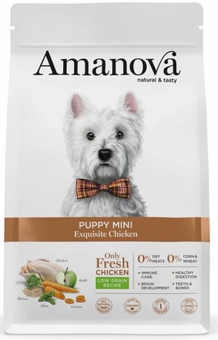 ⁨Amanova Dog Puppy Mini Exquisite Chicken - kurczak 2kg⁩ w sklepie Wasserman.eu